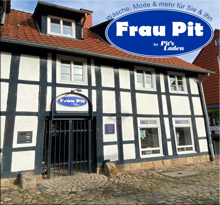 Außenansicht Gebäude Frau Pit